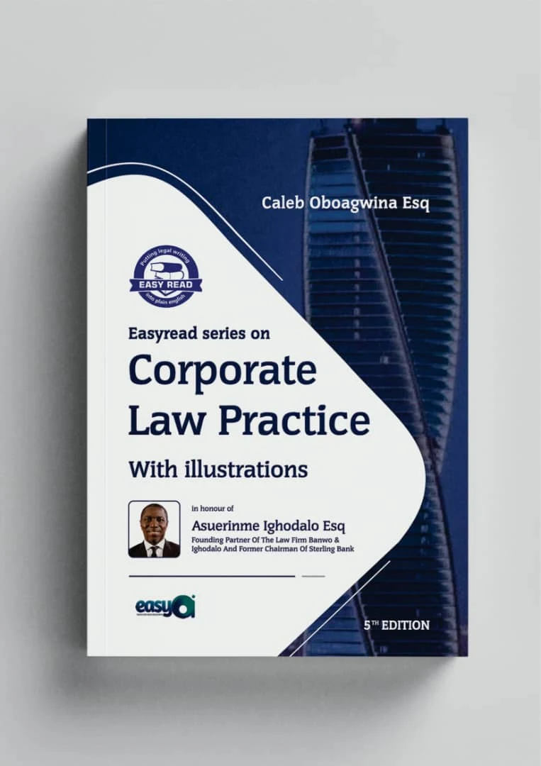 EASYREAD SERIES ON CORPORATE LAW PRACTICE WITH ILLUSTRATIONS 5TH EDITION. 